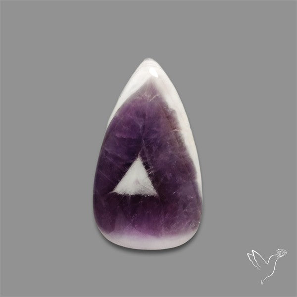 Chevron Amethyst Cabochon