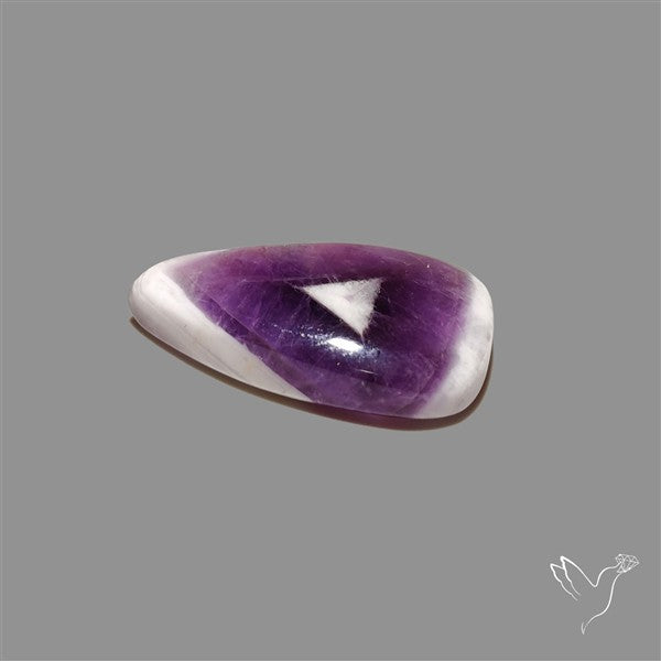 Chevron Amethyst Cabochon