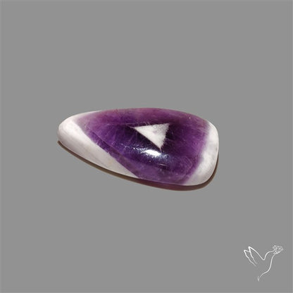 Chevron Amethyst Cabochon