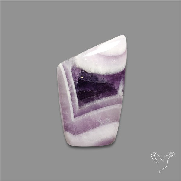 Chevron Amethyst Cabochon