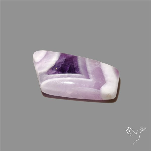 Chevron Amethyst Cabochon