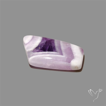 Chevron Amethyst Cabochon