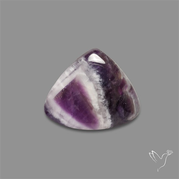Chevron Amethyst Cabochon