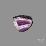 Chevron Amethyst Cabochon