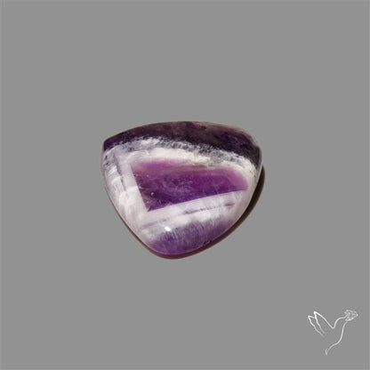 Chevron Amethyst Cabochon