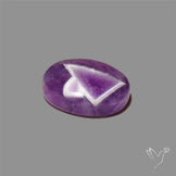 Chevron Amethyst Cabochon