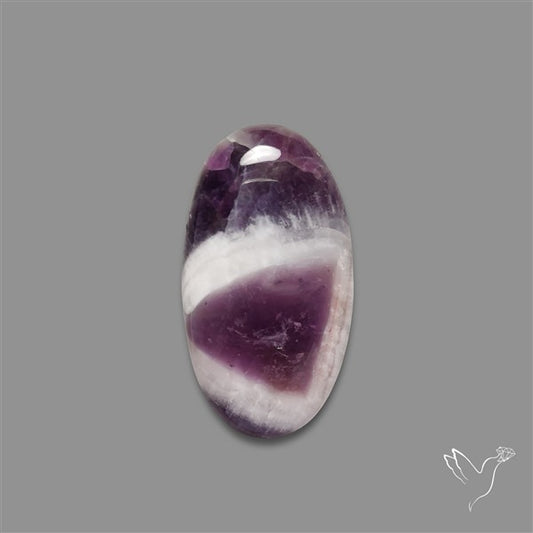 Chevron Amethyst Cabochon