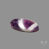 Chevron Amethyst Cabochon
