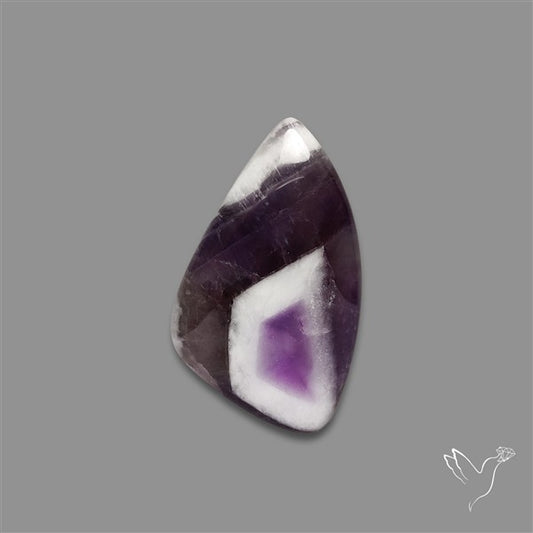 Chevron Amethyst Cabochon