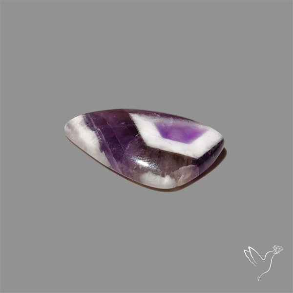 Chevron Amethyst Cabochon