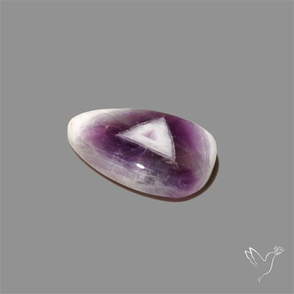 Chevron Amethyst Cabochon