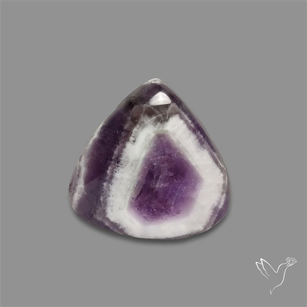 Chevron Amethyst Cabochon