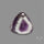 Chevron Amethyst Cabochon