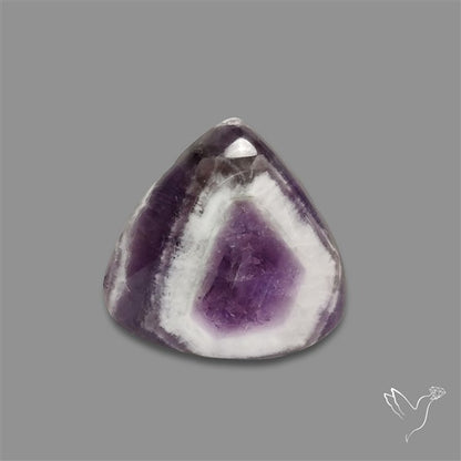 Chevron Amethyst Cabochon