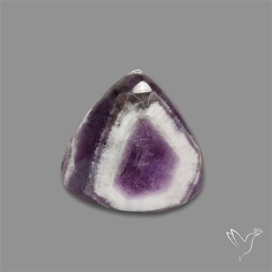 Chevron Amethyst Cabochon
