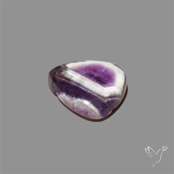 Chevron Amethyst Cabochon