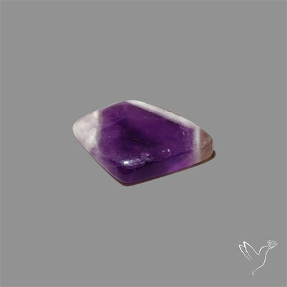 Chevron Amethyst Cabochon