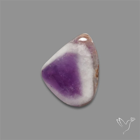 Chevron Amethyst Cabochon