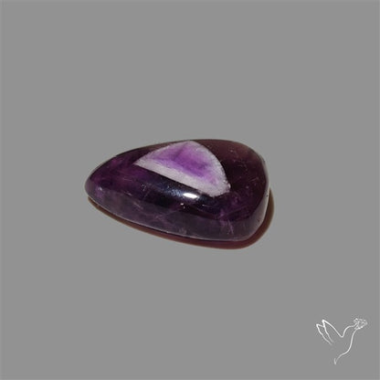 Chevron Amethyst Cabochon
