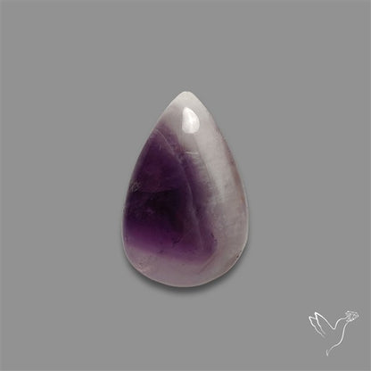 Chevron Amethyst Cabochon