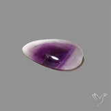 Chevron Amethyst Cabochon