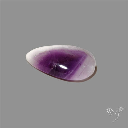 Chevron Amethyst Cabochon