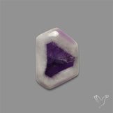 Chevron Amethyst Cabochon