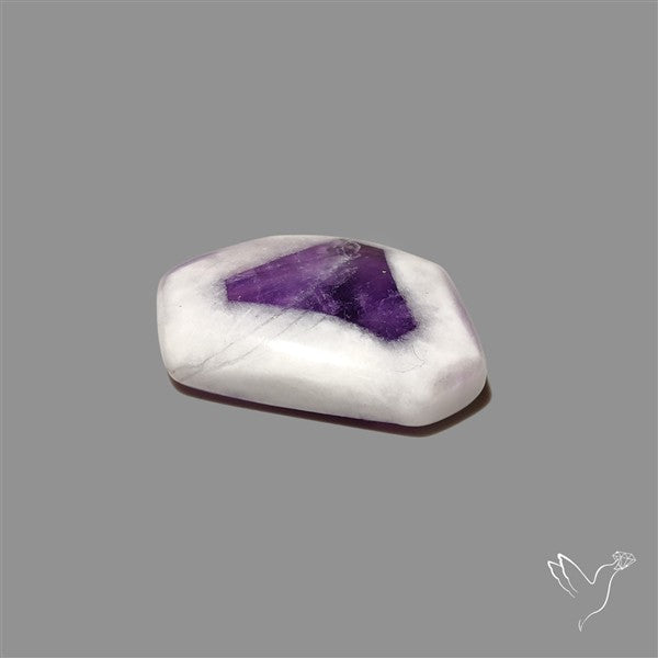 Chevron Amethyst Cabochon
