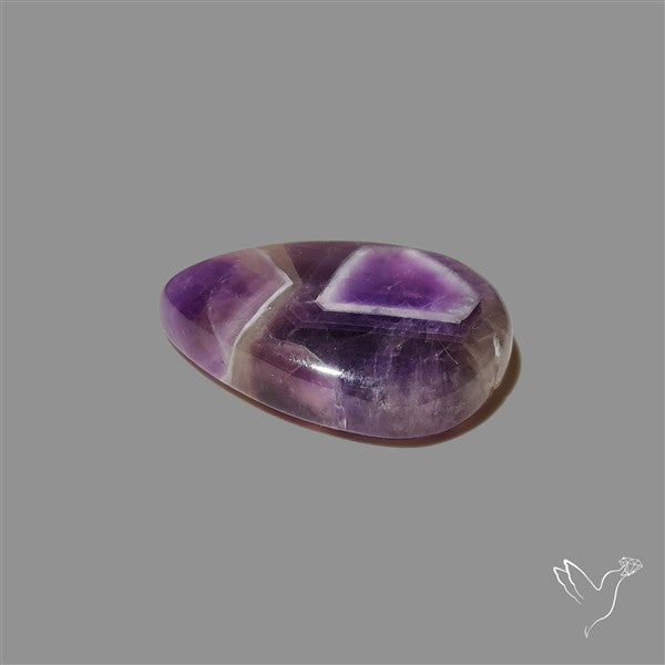 Chevron Amethyst Cabochon