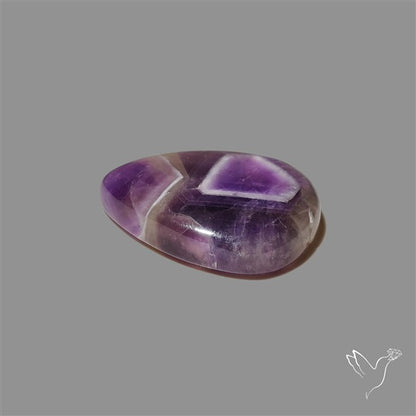 Chevron Amethyst Cabochon