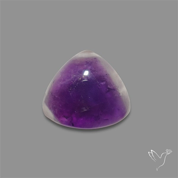 Chevron Amethyst Cabochon
