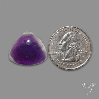 Chevron Amethyst Cabochon
