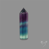 Purple Teal Fluorite Tower/Pencil Shaped