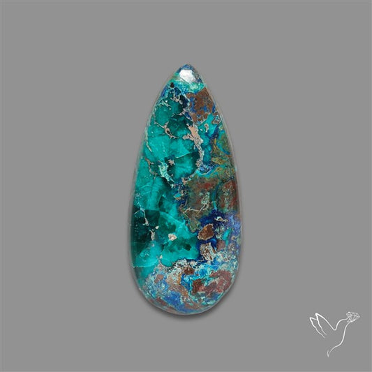 Gem Silica in Shattickite Cabochon