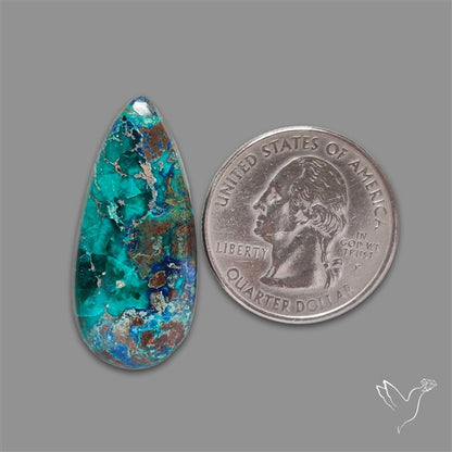 Gem Silica in Shattickite Cabochon