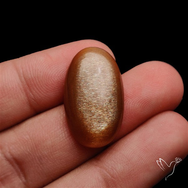 Rainbow Meteor Shower Sunstone Cabochon