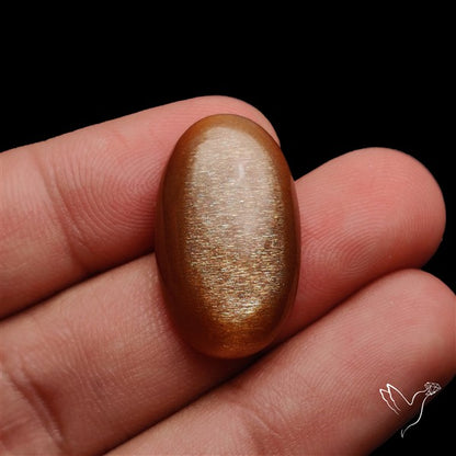 Rainbow Meteor Shower Sunstone Cabochon