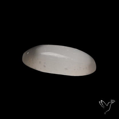 Selenite Cats Eye Cabochon
