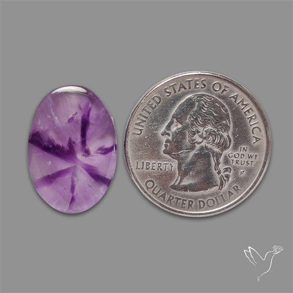 Trapiche Amethyst Cabochon