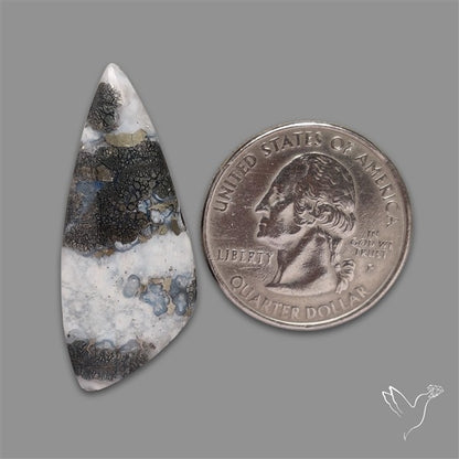 Marcasite With Quartz Cabochon