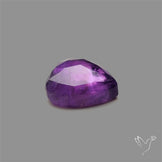 Rose Cut Amethyst Heart
