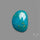 Rose Cut White Water Turquoise