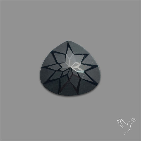 Black Spinel Precision Cut Handcarved