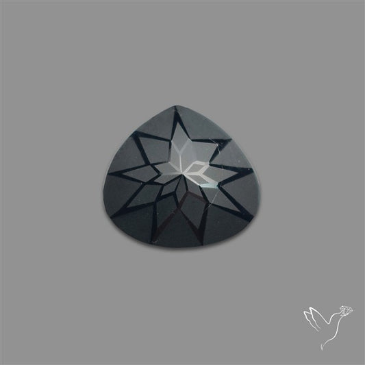Black Spinel Precision Cut Handcarved