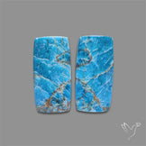 Sky Blue Apatite Pair