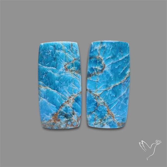 Sky Blue Apatite Pair