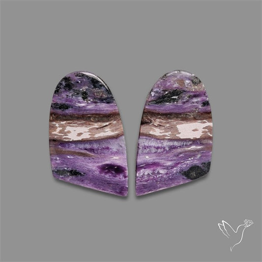 Charoite Pair