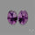 Trapiche Amethyst Pair