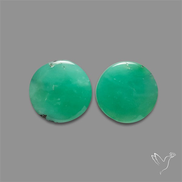 Gemmy Chrysoprase Pair