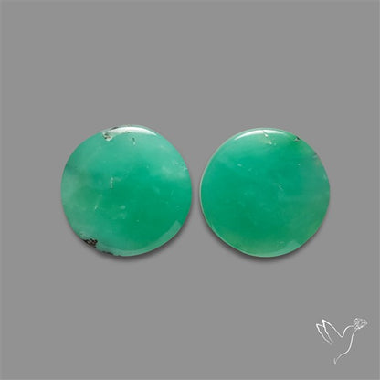 Gemmy Chrysoprase Pair